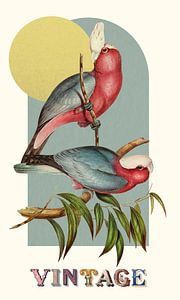 Vintage Birds van Marja van den Hurk