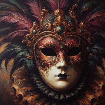 Venetian mask by Nicolette Vermeulen