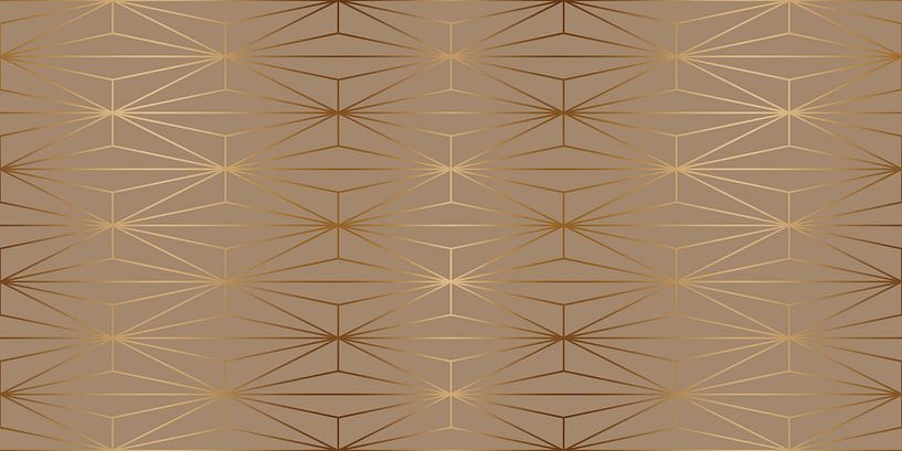 ELEGANT GOLD DIAMOND PATTERN II par Pia Schneider