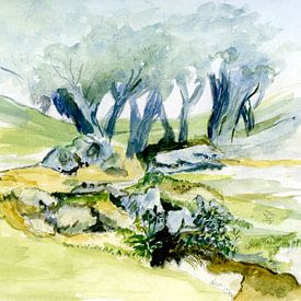 bij de stroom van Claudia Gründler