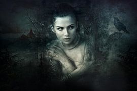 Lass deine Liebe fliegen wie ein Vogel auf einem Flügel von Moonheart Artworks