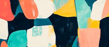 Abstract colour composition - Modern design by Poster Art Shop