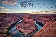 Horseshoe Bend Zonsondergang versie 3 von Jeffrey Van Zandbeek Miniaturansicht