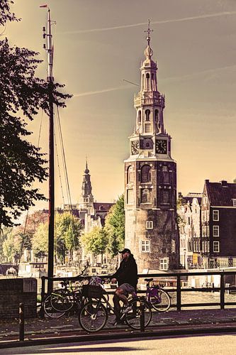 Binnenstad van Amsterdam Nederland Oud