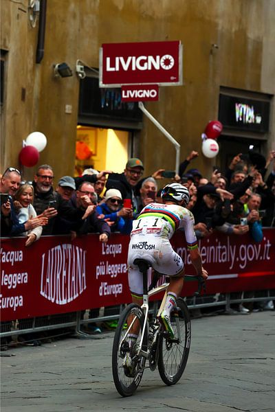 Tadej Pogacar on his way to a third Strade Bianche by FreddyFinn