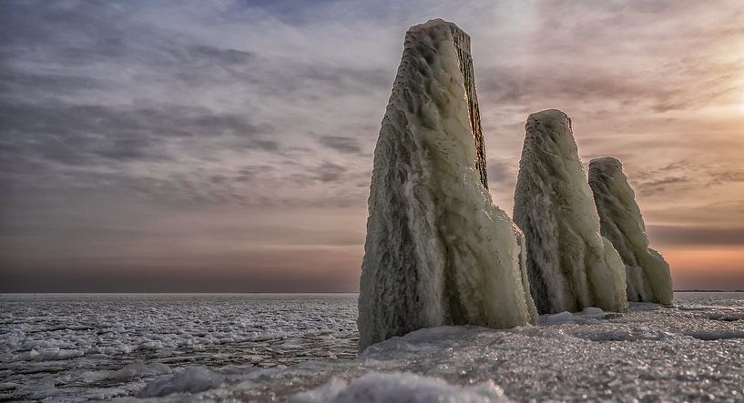 Ice-age at the IJsselmeer by Natascha Worseling