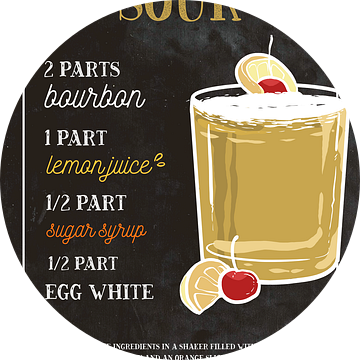 Whiskey Sour Drink van ColorDreamer