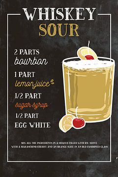 Whiskey Sour Drink by Amango