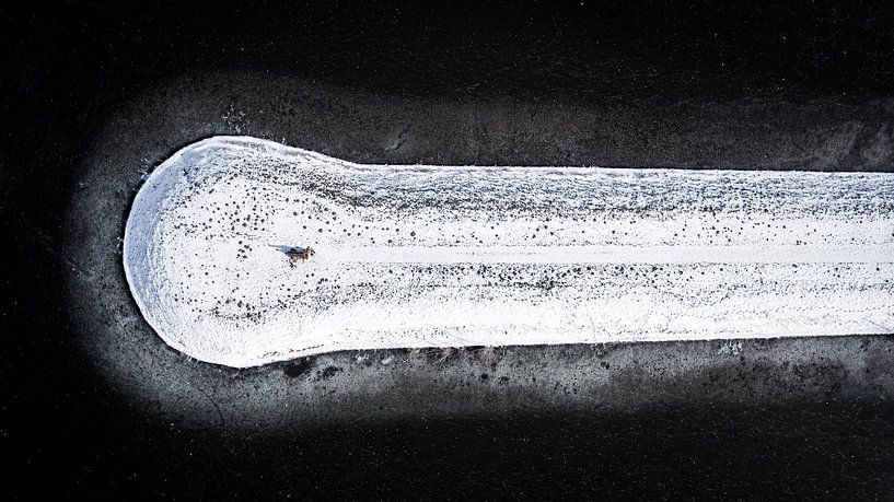 Schnee in Geertruidenberg von Sebastiaan van der Ham