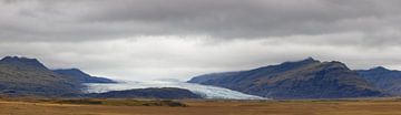 Panorama Gletsjer (IJsland) van Marcel Kerdijk