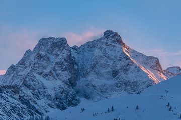 Lechtaler Alpen in het laatste licht van Denis Feiner