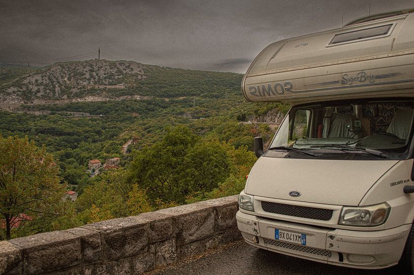 Camping-car avec vue par Annemarie Bruil