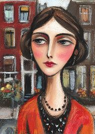 Netherlands | Urban Beauty in Orange by Abstract Painting