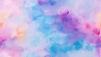 Pastel abstract panorama van TheXclusive Art thumbnail