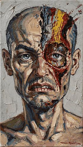 Chaotic Mind Explosion Portrait