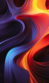 Dynamic Abstract Painting by Virgil Quinn - Decorative Arts