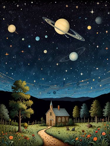 La Voie lactée scintille