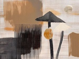 Abstrakte Pilze - aus der Serie Autumn in Structures 6