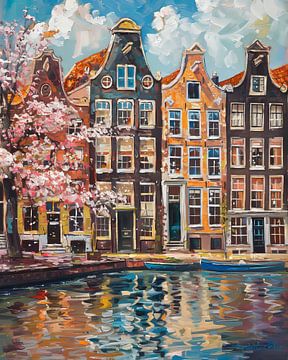 Spring in Amsterdam by Thea