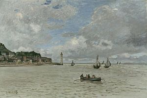 Der Leuchtturm von Honfleur, Claude Monet