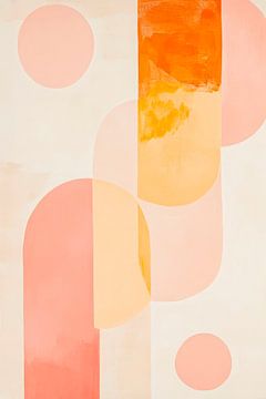 Abstracte geometrische compositie van Poster Art Shop