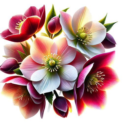 Christrose - Winterlicht in Blüte von Eric Nagel