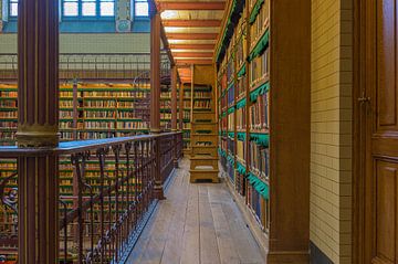 De bibliotheek van het Rijksmuseum in Amsterdam