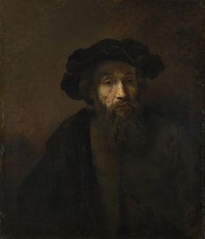 Ein bärtiger Mann mit Mütze, Rembrandt