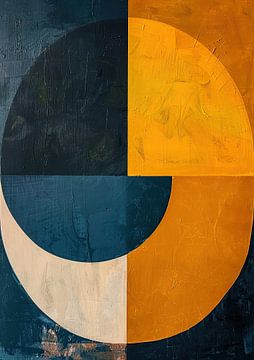 Geometrische minimalistische Arbeit von Moderne Kollektion