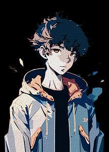 Kreative Anime Wandkunst | Jungen 27