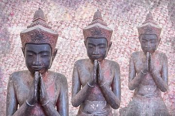 Meditation. Devotion in triplicate, Cambodia by Rietje Bulthuis