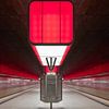 Het futuristische metrostation HafenCity Universität in Hamburg van MS Fotografie | Marc van der Stelt
