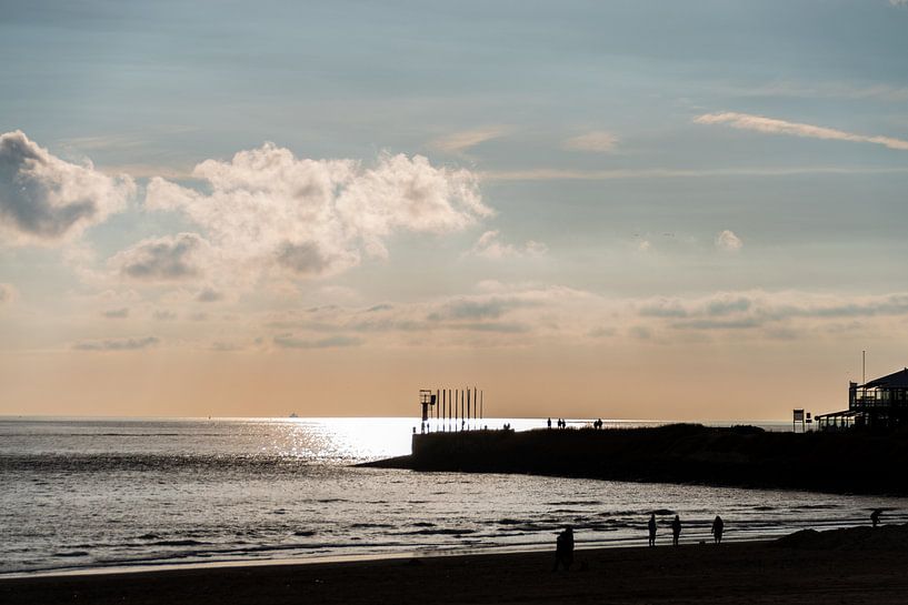 L'orgue de Vlissingen au coucher du soleil par Jurjen Jan Snikkenburg
