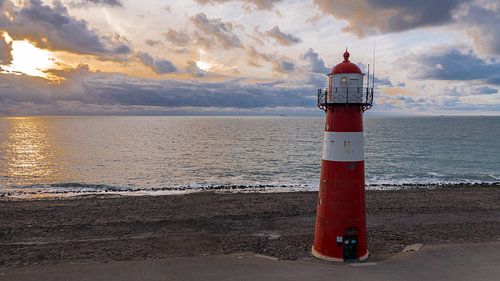 Leuchtturm Noorderhoofd bei Westkapelle Zeeland