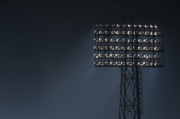 Stadionlamp Feijenoord Stadion "De Kuip" in Rotterdam