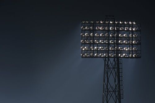 Stadionlamp Feyenoord Stadion &quot;De Kuip&quot; in Rotterdam