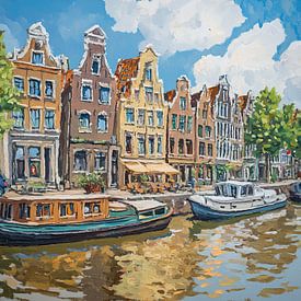 Amsterdam by Abstract Painting