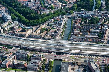 Westerkade, Oosterkade en station Vaartsche Rijn  in Utrecht