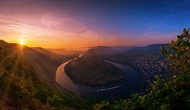 Lever de soleil sur la Moselle