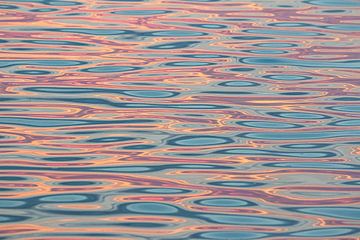 Sonnenuntergang auf dem Wattenmeer von Michèle Huge