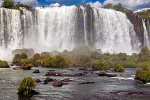 Die Iguazu Wasserfälle zwischen Argentinien und Brasilien