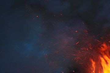 Paasvuur met vliegvuur von Marleen van der Wal - Hinderks