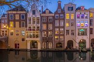 Avondsfeer Utrecht huizen Lijnmarkt Oudegracht van Russcher Tekst & Beeld thumbnail