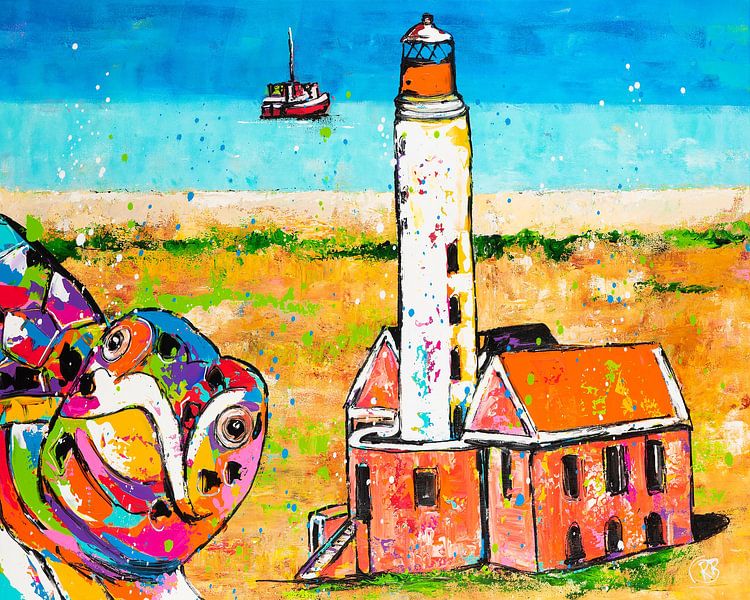 Klein Curaçao van Happy Paintings / Renata Rolefes