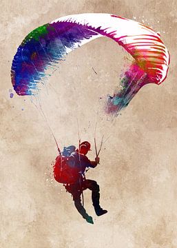 Paratrooper sport kunst #paratrooper van JBJart Justyna Jaszke