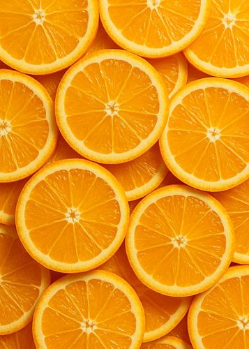 Orange slices, fruit close-up