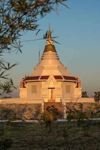 tempel op de top van een berg