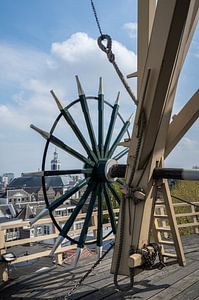 Kruirad van molen De Walvisch Schiedam