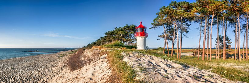 Insel Hiddensee an der Ostsee mit Leuchtturm Gellen. von Voss Fine Art Fotografie