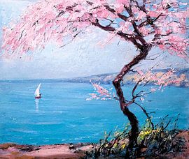 Strand van Biarritz - Kimon Loghi
